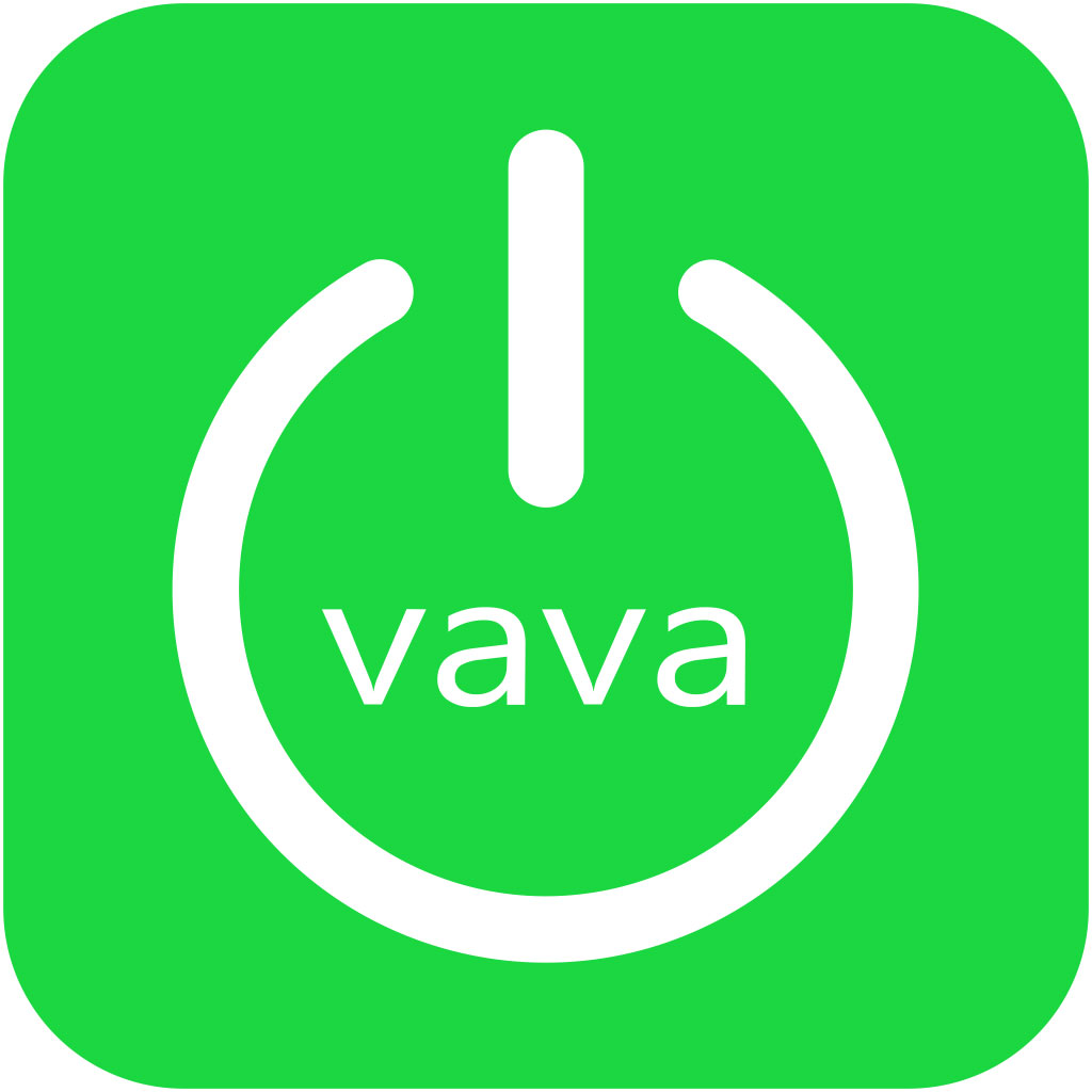 VAVA VPN app icon showing connected status